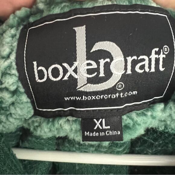 Boxercraft Sherpa Quarter Zip Pullover Green XL - Picture 7 of 9
